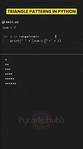 Printing Triangle Patterns Using Star in Python