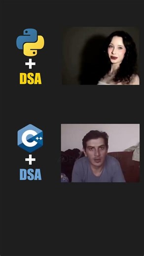 Python helps you focus more on logic, while C++ helps you understand performance