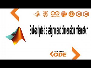 Subscripted assignment dimension mismatch | MATLAB | Error Fixing