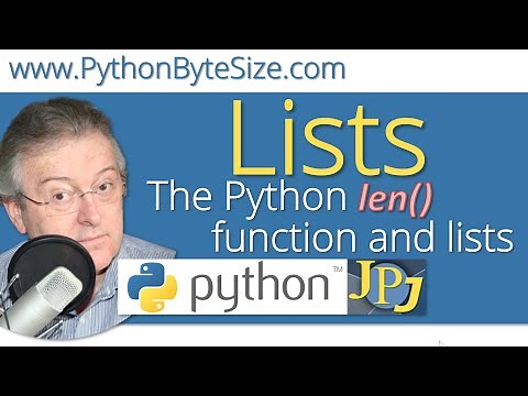 The Python len function and lists