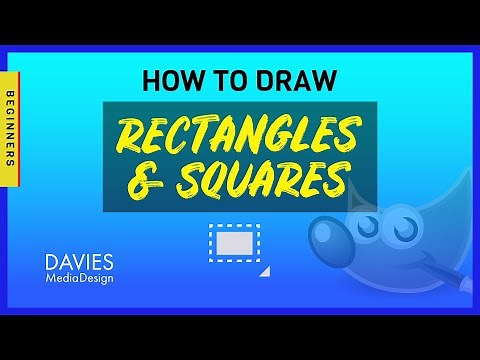 How to Draw a Rectangle and Square in GIMP