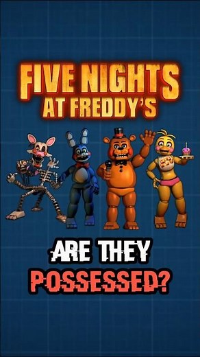 Are FNAF's Toy Animatronics POSSESSED?! (FNAF Explained) #Short #FNAF