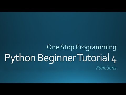 Python Beginner Tutorial 4 (For Absolute Beginners)