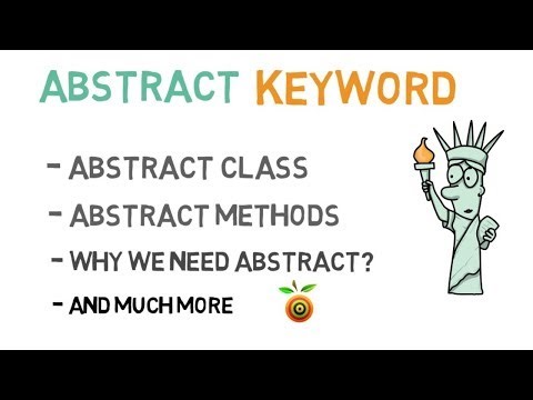40 - Abstract keyword in Java | Abstract class and Methods in Java