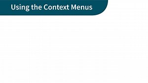 Using the Context Menu  - Epicor ERP Knowledge On Demand