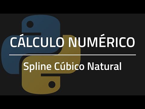 Spline Cúbico Natural + Algoritmo em Python