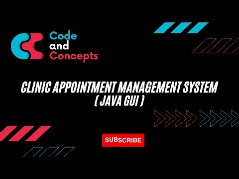 Clinic appointment management system | Project | #JavaGUI #Netbeans #mySQL #clinicappointmentsystem