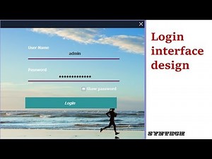 Java modern gui design [java login form netbeans]