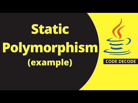 Static polymorphism in Java with example || Compile time polymorphism in Java [MOST IMP CONCEPT]