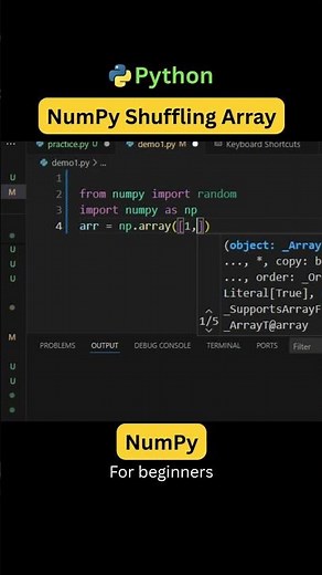NumPy Shuffling Array | Shuffle Data with Python