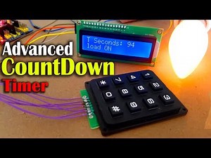 Countdown timer using Arduino, LCD 16x2 i2c & 4x3 Keypad, Arduino countdown Timer Millis