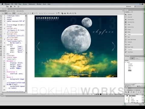 How to create a beautiful image slider in Dreamweaver CS6 from scratch. 2nd version