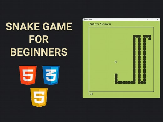 Make A Simple Snake Game tutorial - HTML5