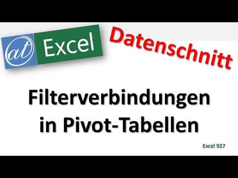 Filter connections in pivot tables - slicer and timeline