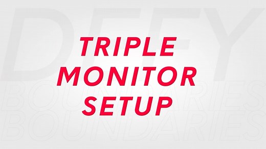 How to Setup Triple Monitor on Alienware Desktop
