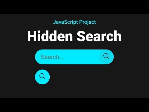 🔍 Hidden Search Bar Magic: Create Expandable Search with HTML, CSS & JavaScript | MZCode01 Tutorial
