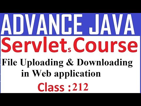 212 File Uploading and downloading java web application servlet tutorial