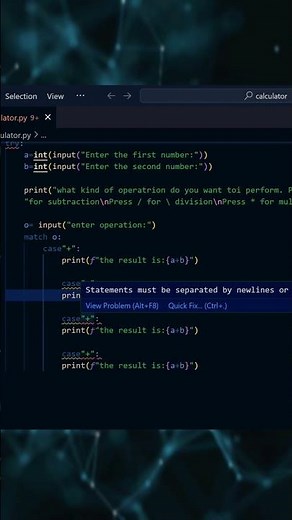 how to make a simple calculator in python#pythonprogramming #codingtutorial #codewithharry