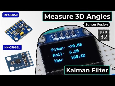 Sensor Fusion (MPU6050 + HMC5883L) || Kalman Filter || Measure Pitch, Roll, Yaw Accurately
