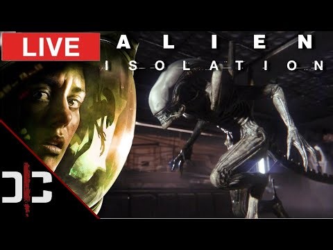 🔴LIVE - ALIEN ISOLATION - Day 2 of Being Hunted - 1st Playthrough