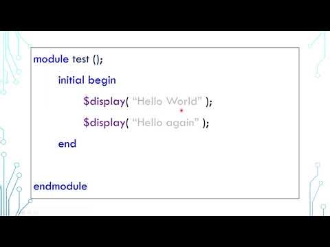 SystemVerilog Tutorial in 5 Minutes - 01a Hello World