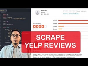 Scrape Yelp Reviews using Python