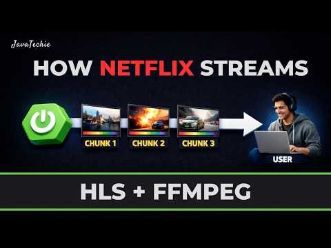 How Netflix Streams Videos | HLS Streaming with Spring Boot 🚀