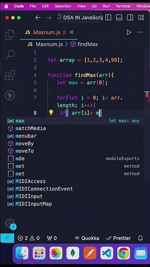 How to find Maximum number in array javascript | Find Maximum Number from an Array