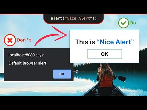 Customize Alert : Create Nice Alert Using Only Javascript