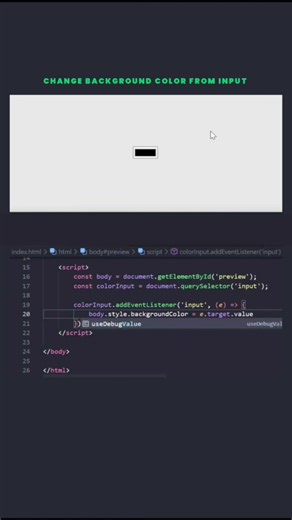 Level Up Your UI: Background Color Picker with JavaScript