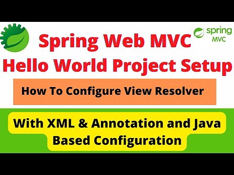 How to Setup Spring MVC Maven Application in STS with XML , Annotation & Java Based Configuration.