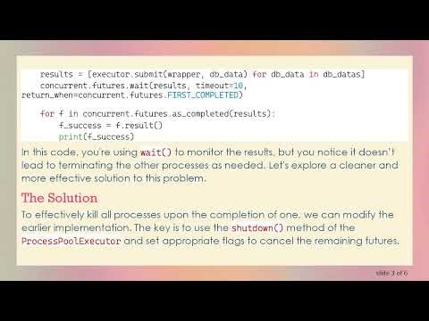 How to Kill All Processes Upon Completion Using concurrent.futures in Python