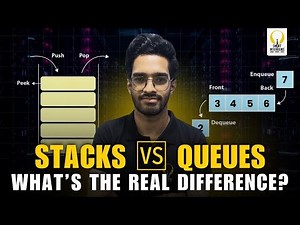 Stacks vs Queues Explained with Real-Life Examples | DSA Made Easy!