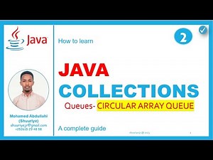 Circular Array Queue using Java.
