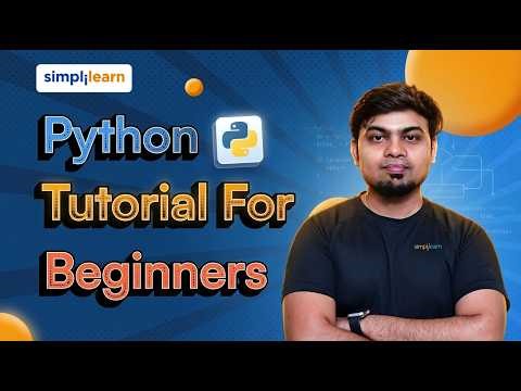 Python Tutorial For Beginners 2026 | Python Programming Tutorial | Python Full Course | Simplilearn