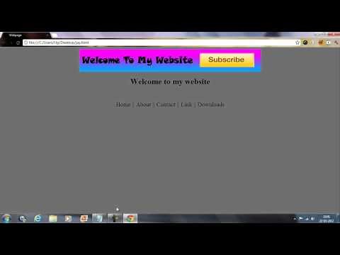 How to design a pro HTML website in minutes using notepad *UPDATED*