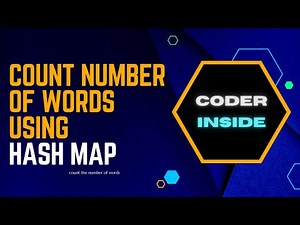 Java Program to count the number of words in a string using HashMap
