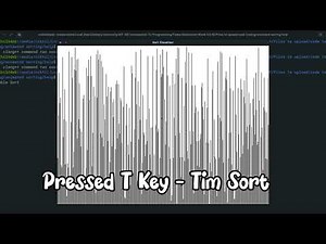 Tim Sort and Bubble Sort Implementation (animated sorting video using splashkit)