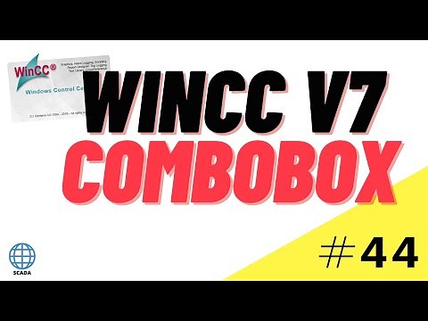 WinCC ComboBox by vbscripts. WinCC V7 SCADA tutorial #44