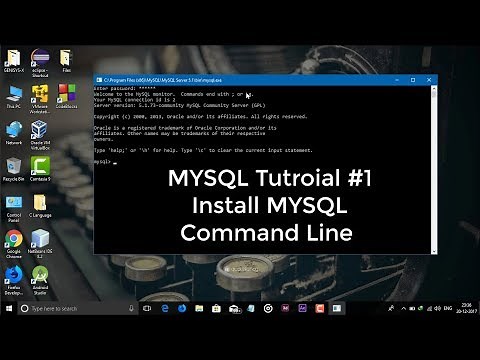 MYSQL Tutorial #1 Install MYSQL Command Line Client