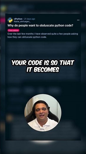 How to obfuscate python code #python #coding #protips #tips #django #learning