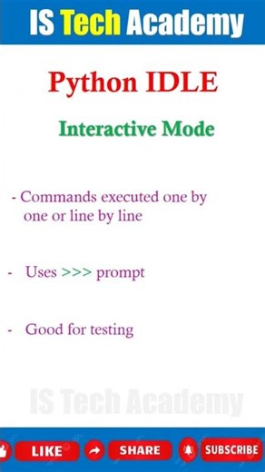 Don't Use Python Idle Interactive Script Mode Until You Watch This #python #coding #python