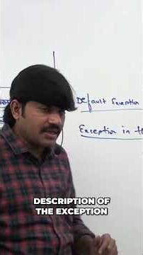 Java Default Exception Handler: What Happens When Errors Occur? #shorts