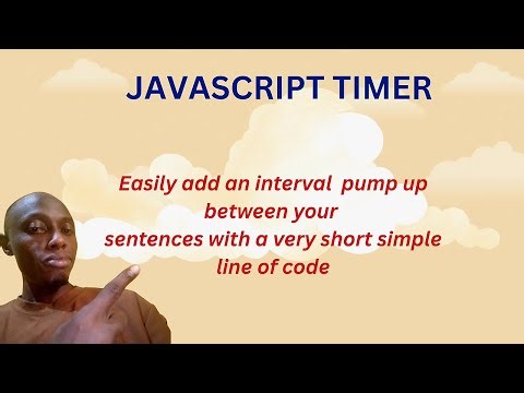 Easy short simple code of setting an interval pump up between a sentence using JAVASCRIPT TIMER