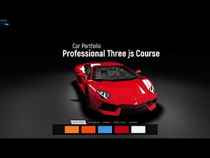 Professional Three js course | Create stunning Portfolios with Three.js and Blender
