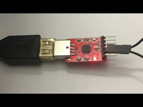 How to do a loopback test on a USB-serial adapter