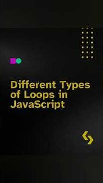 JavaScript Loops Explained FAST | For, for...of, forEach, while & more! #JavaScript