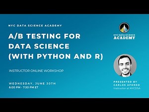 A/B Testing for Data Science ( Python and R) | June 30th, 2021