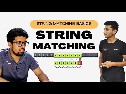 1 String Matching Basics | String Matching