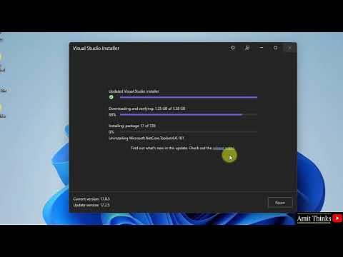 How to update Visual Studio 2022 | Amit Thinks
